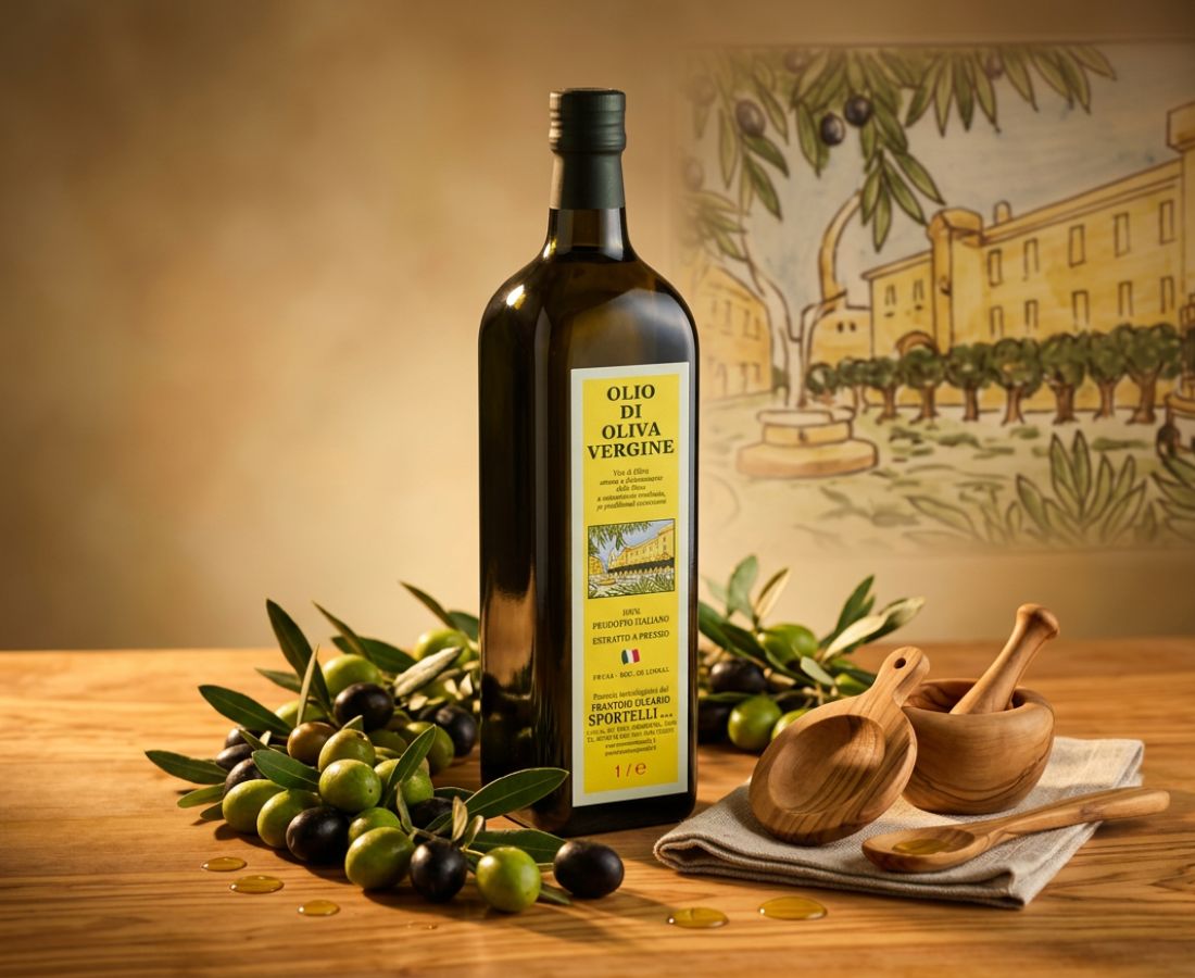Bottiglia 1 LT Olio Vergine Di Oliva - immagine 3